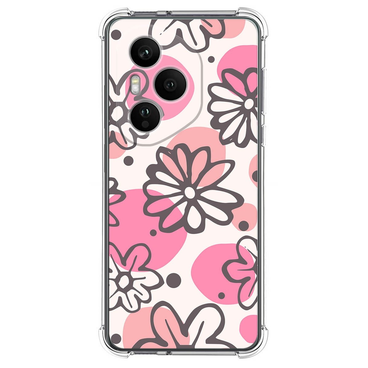Funda Silicona Antigolpes para Huawei Honor 400 Pro 5G diseño Flores 09 Dibujos