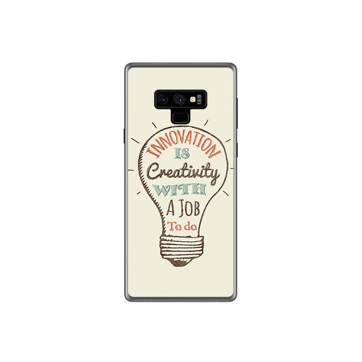 Funda Gel Tpu para Samsung Galaxy Note 9 Diseño Creativity Dibujos