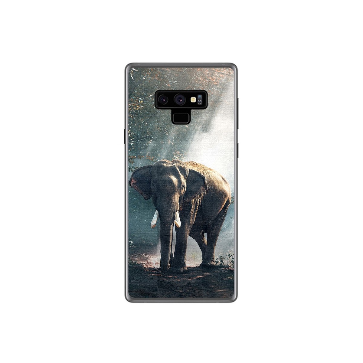 Funda Gel Tpu para Samsung Galaxy Note 9 Diseño Elefante Dibujos