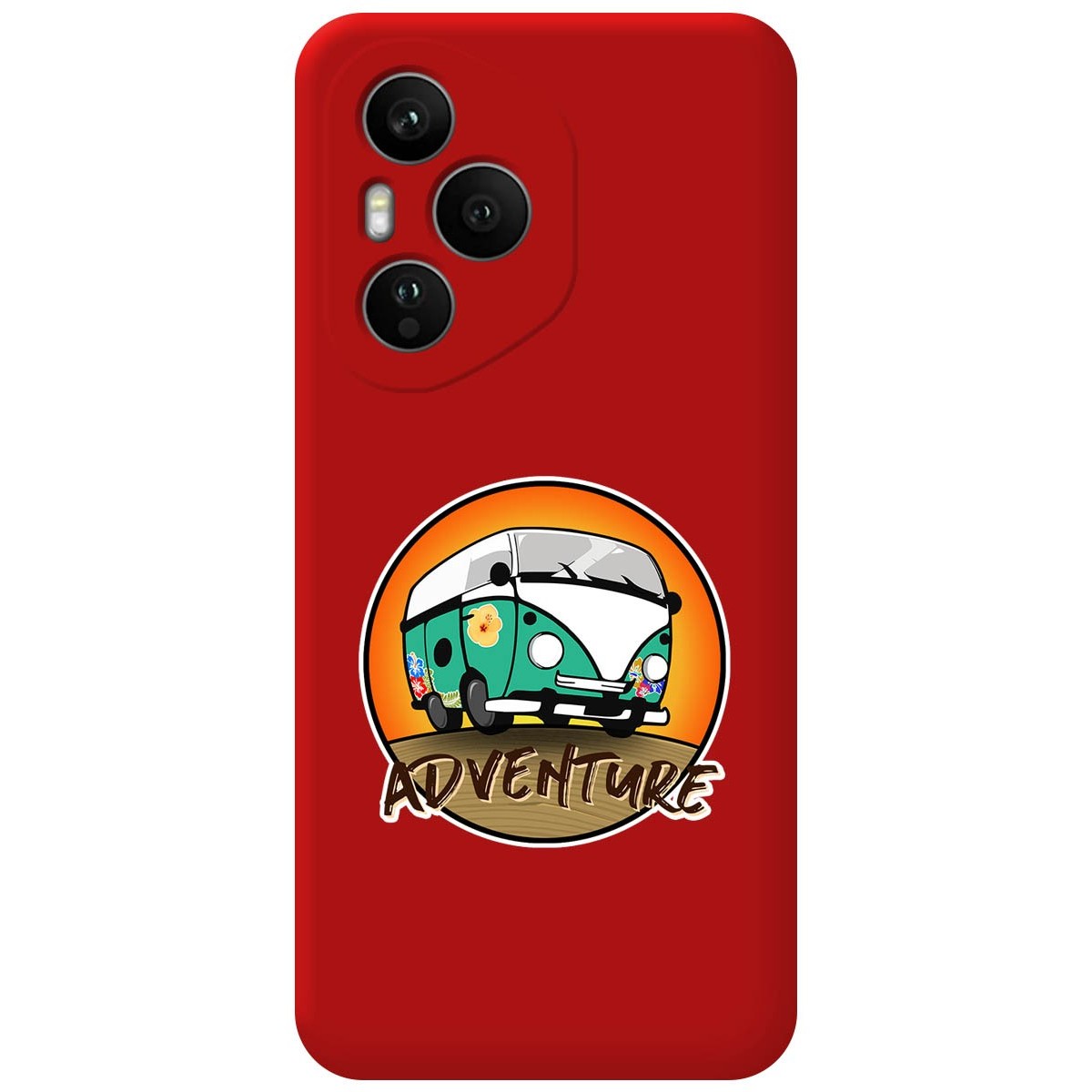 Funda Silicona Líquida Roja para Huawei Honor 400 Pro 5G diseño Adventure Dibujos