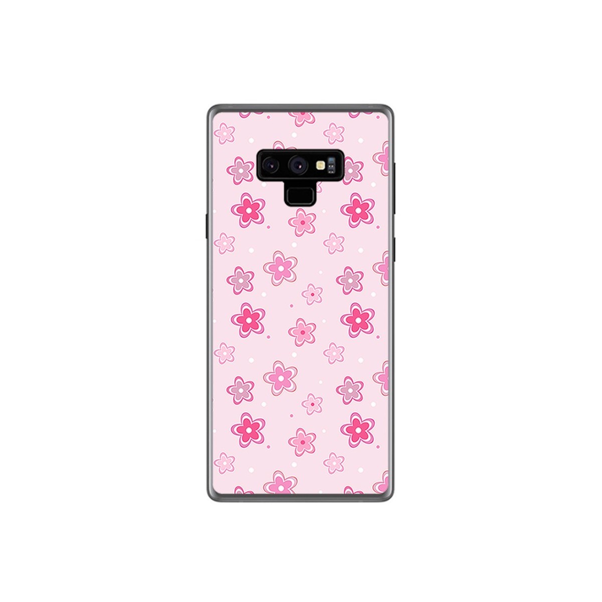 Funda Gel Tpu para Samsung Galaxy Note 9 Diseño Flores Dibujos