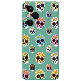 Funda Silicona Líquida Verde para Huawei Honor 400 Pro 5G diseño Catrina Dibujos