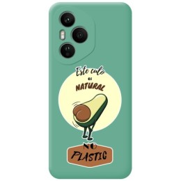 Funda Silicona Líquida Verde para Huawei Honor 400 Pro 5G diseño Culo Natural Dibujos