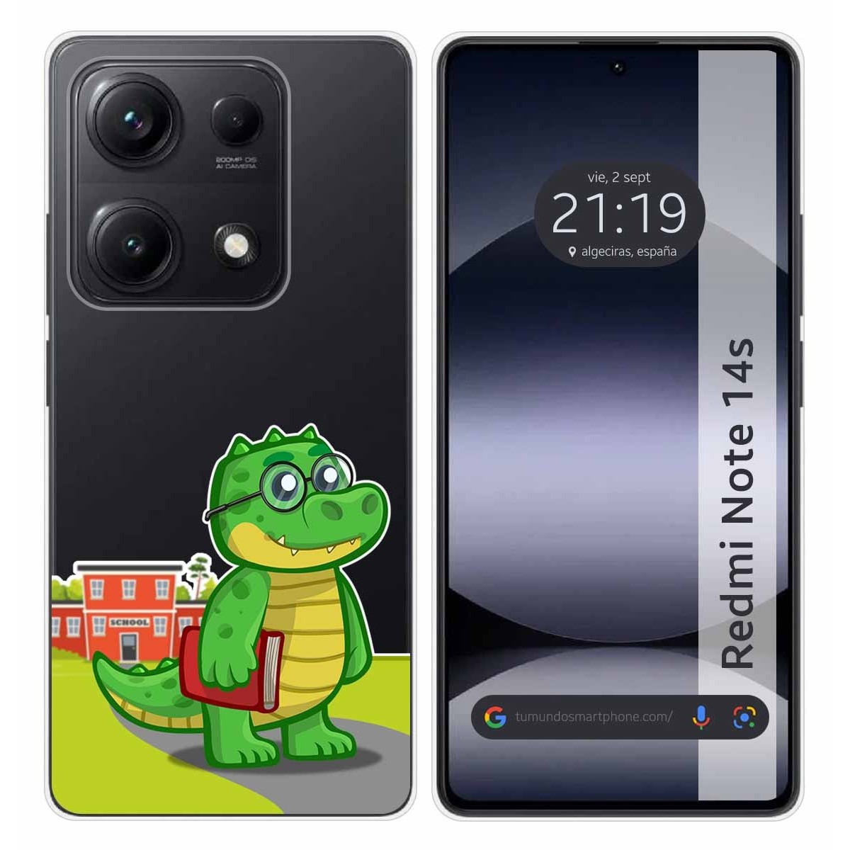 Funda Silicona Transparente para Xiaomi Redmi Note 14S diseño Coco Dibujos