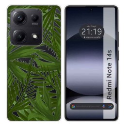 Funda Silicona Transparente para Xiaomi Redmi Note 14S diseño Jungla Dibujos