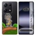Funda Silicona Transparente para Xiaomi Redmi Note 14S diseño Mono Dibujos