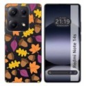 Funda Silicona Transparente para Xiaomi Redmi Note 14S diseño Otoño Dibujos