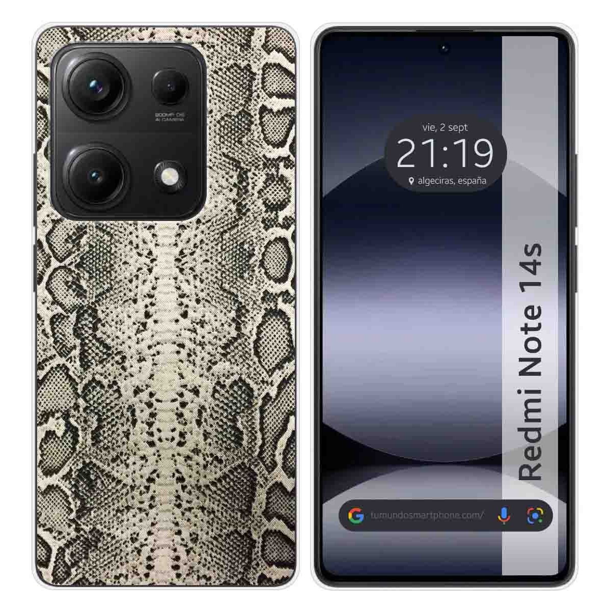 Funda Silicona para Xiaomi Redmi Note 14S diseño Animal 01 Dibujos