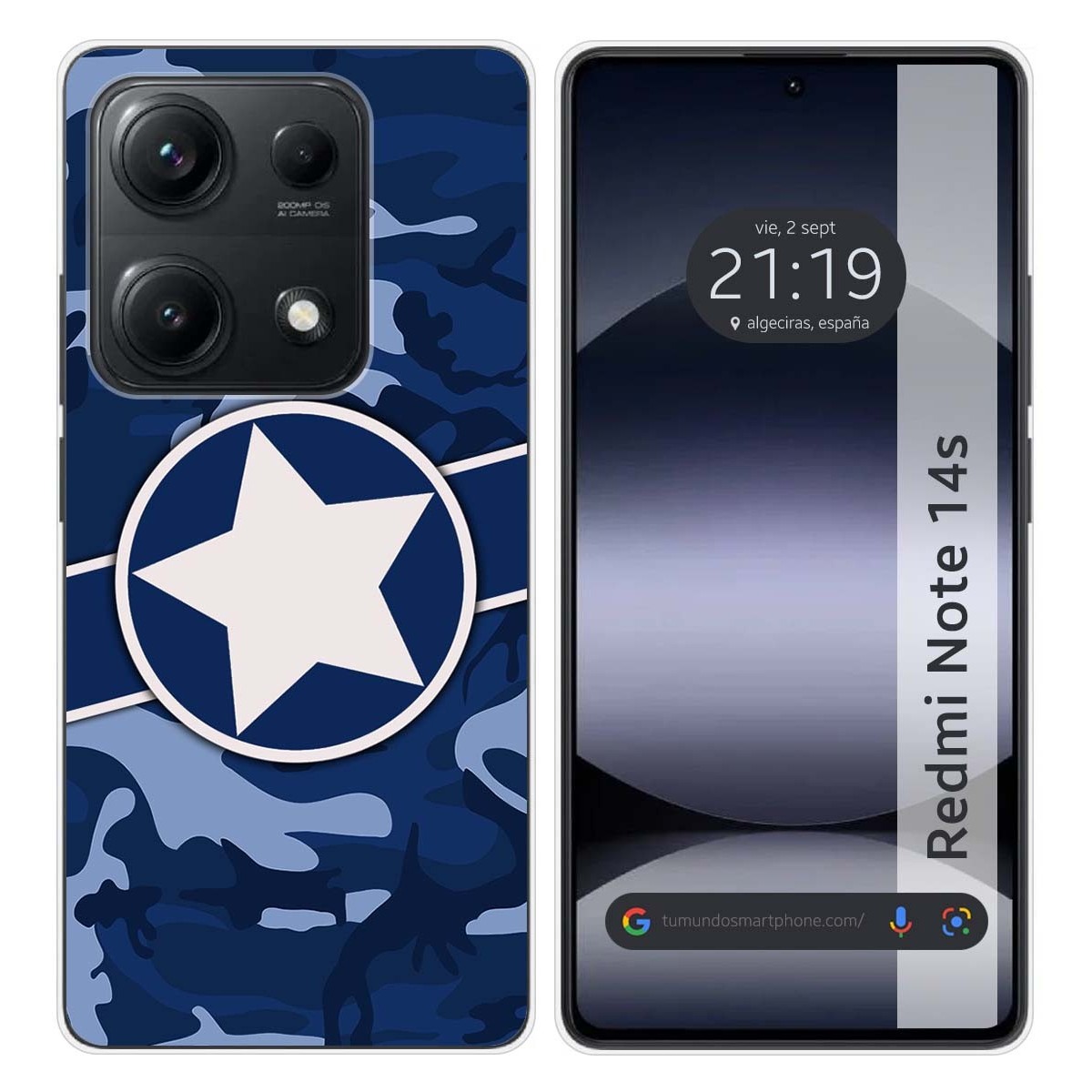 Funda Silicona para Xiaomi Redmi Note 14S diseño Camuflaje 03 Dibujos