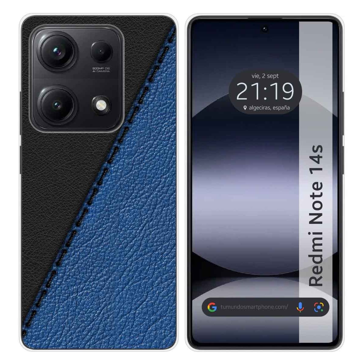 Funda Silicona para Xiaomi Redmi Note 14S diseño Cuero 02 Dibujos