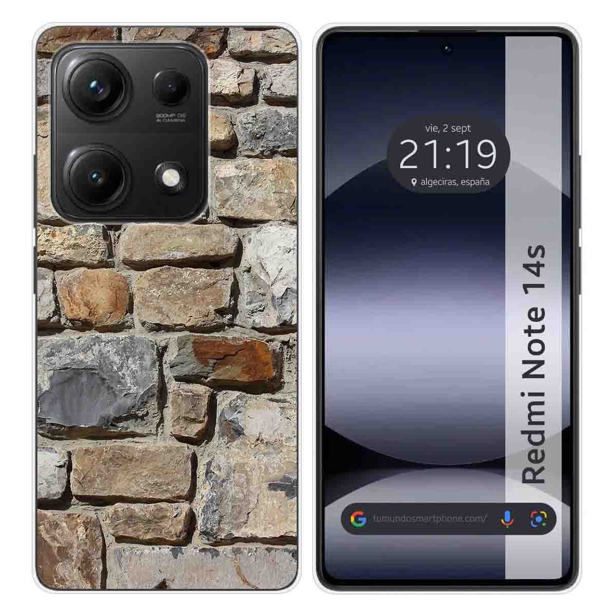 Funda Silicona para Xiaomi Redmi Note 14S diseño Ladrillo 03 Dibujos