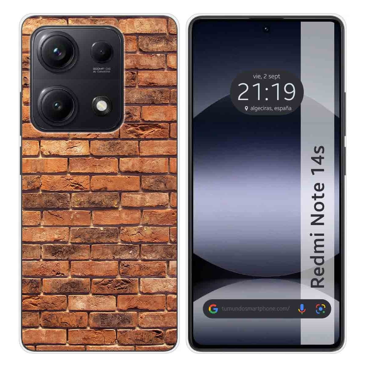 Funda Silicona para Xiaomi Redmi Note 14S diseño Ladrillo 04 Dibujos