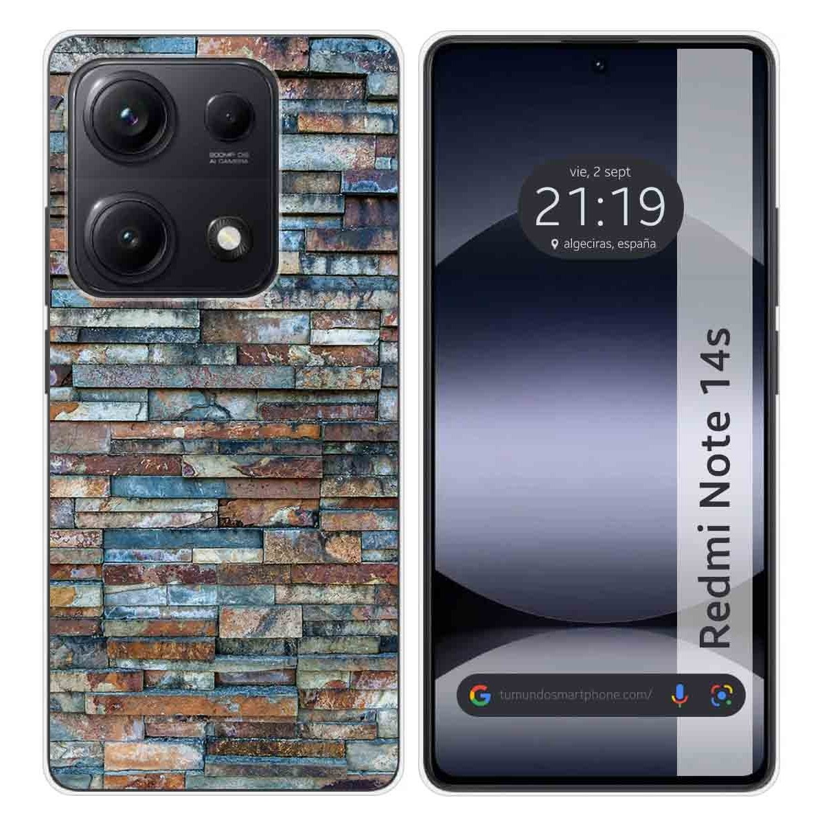 Funda Silicona para Xiaomi Redmi Note 14S diseño Ladrillo 05 Dibujos