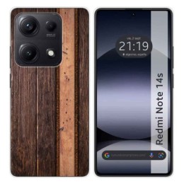 Funda Silicona para Xiaomi Redmi Note 14S diseño Madera 05 Dibujos