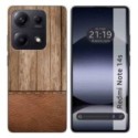 Funda Silicona para Xiaomi Redmi Note 14S diseño Madera 09 Dibujos