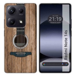 Funda Silicona para Xiaomi Redmi Note 14S diseño Madera 11 Dibujos