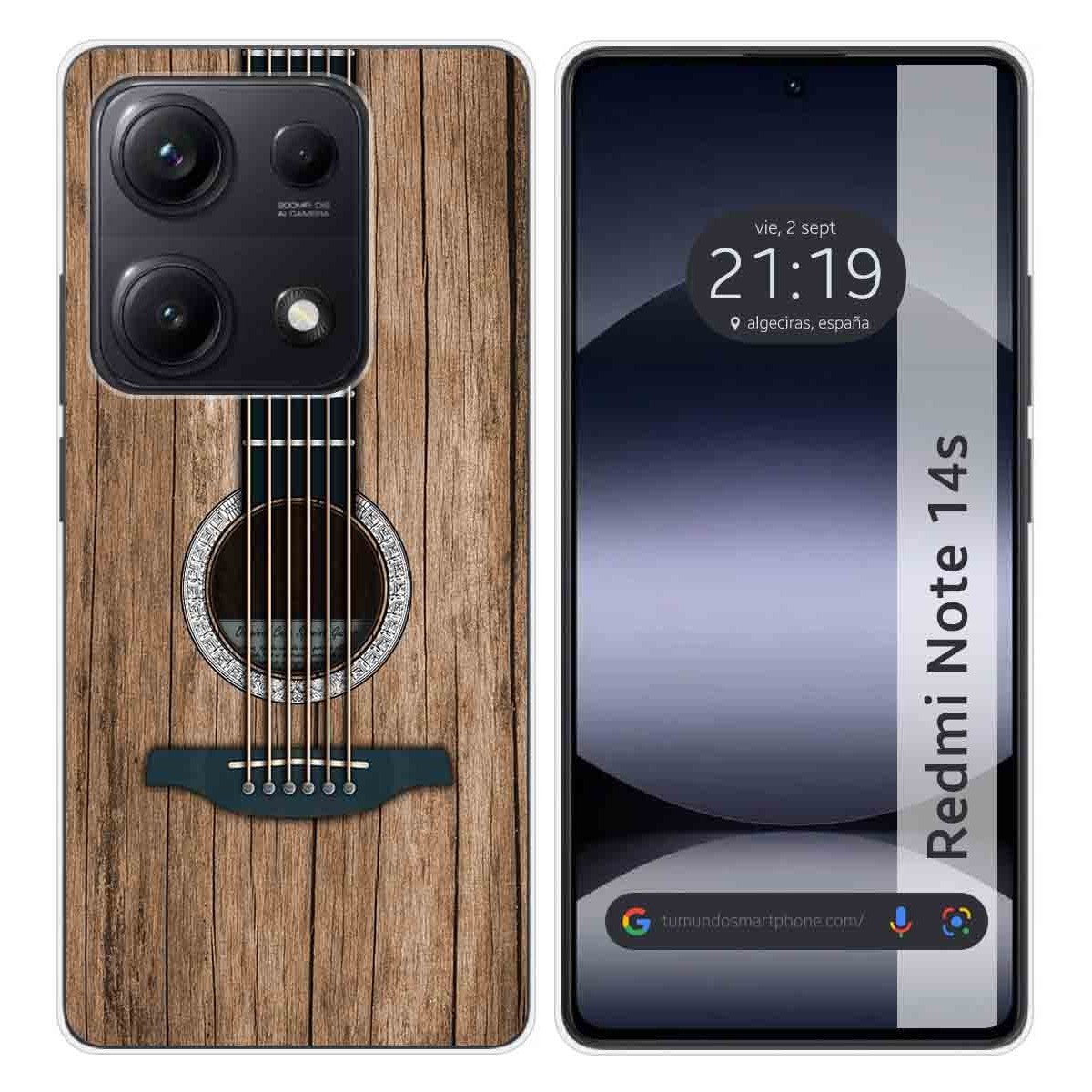 Funda Silicona para Xiaomi Redmi Note 14S diseño Madera 11 Dibujos