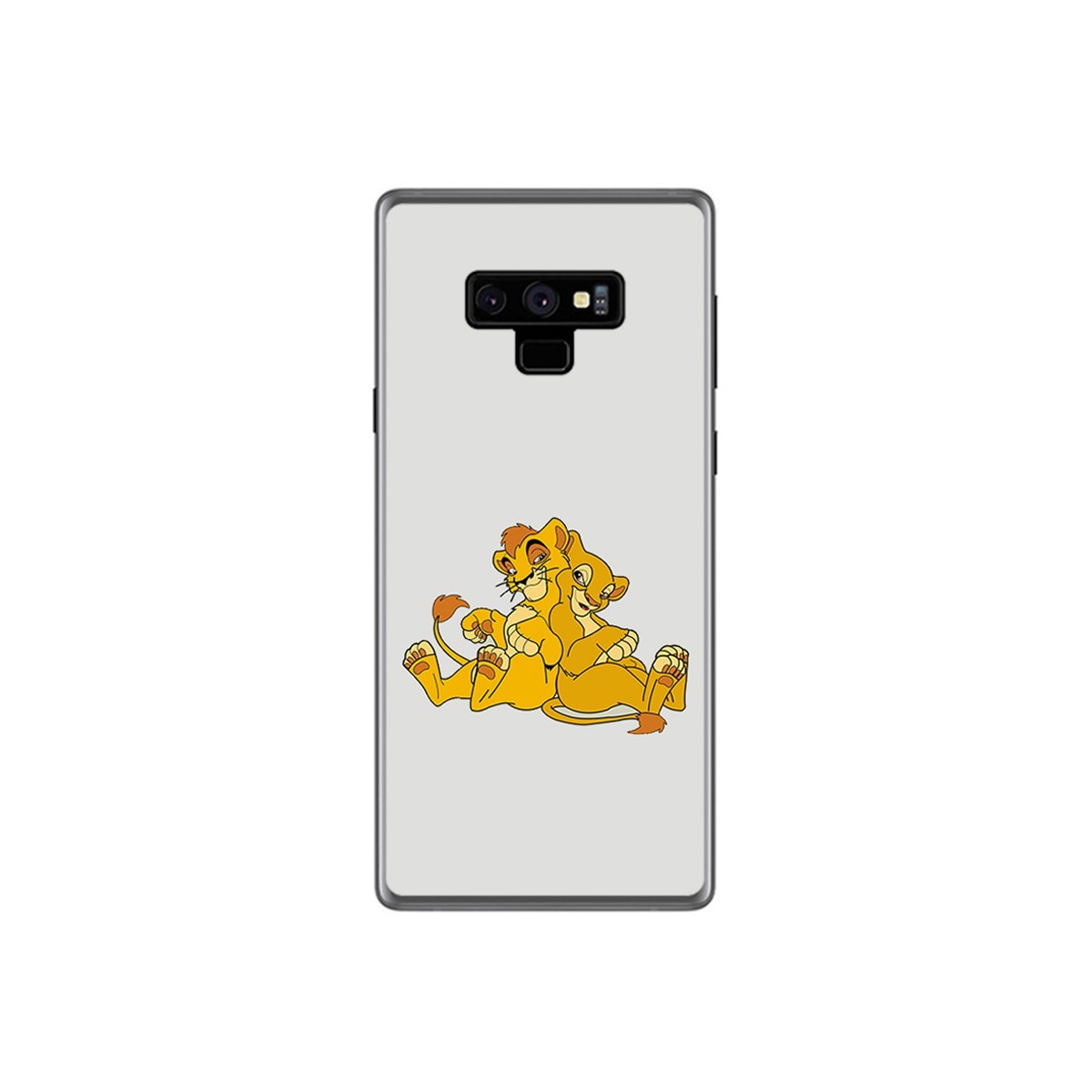 Funda Gel Tpu para Samsung Galaxy Note 9 Diseño Leones Dibujos