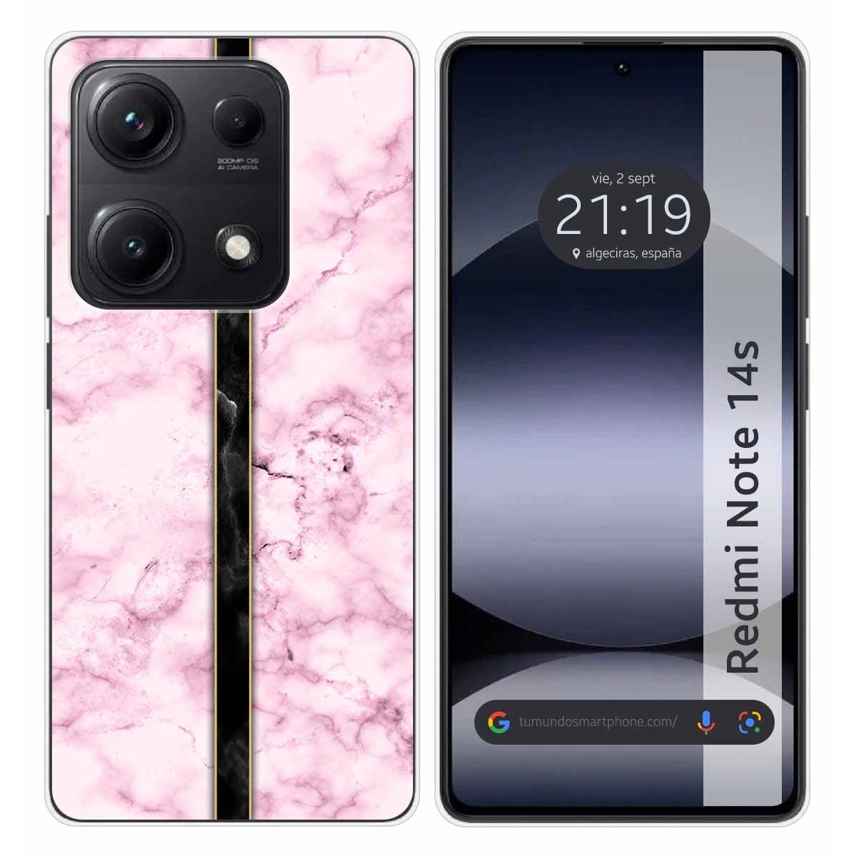 Funda Silicona para Xiaomi Redmi Note 14S diseño Mármol 04 Dibujos