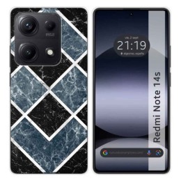 Funda Silicona para Xiaomi Redmi Note 14S diseño Mármol 06 Dibujos