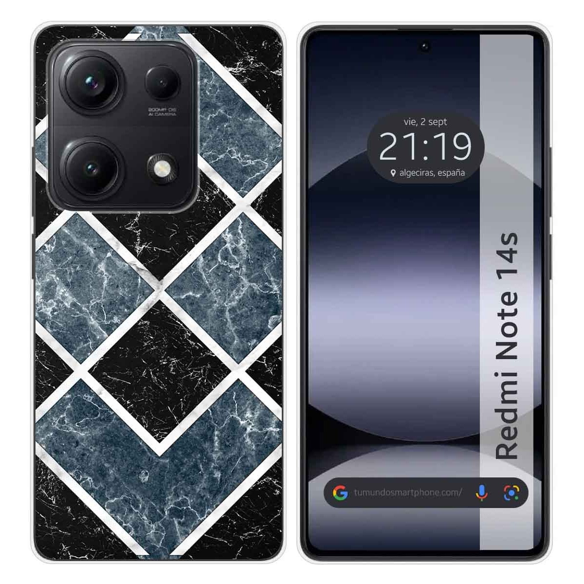 Funda Silicona para Xiaomi Redmi Note 14S diseño Mármol 06 Dibujos