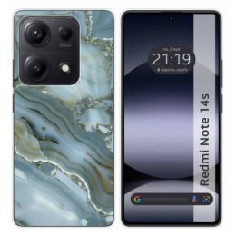 Funda Silicona para Xiaomi Redmi Note 14S diseño Mármol 09 Dibujos