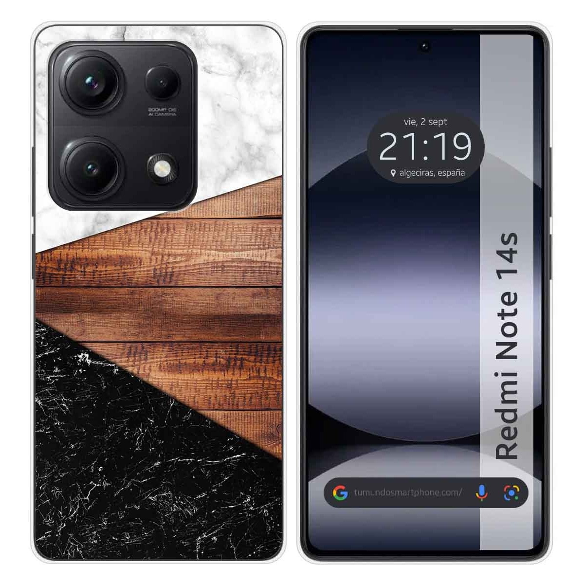 Funda Silicona para Xiaomi Redmi Note 14S diseño Mármol 11 Dibujos