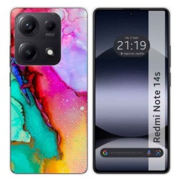 Funda Silicona para Xiaomi Redmi Note 14S diseño Mármol 15 Dibujos