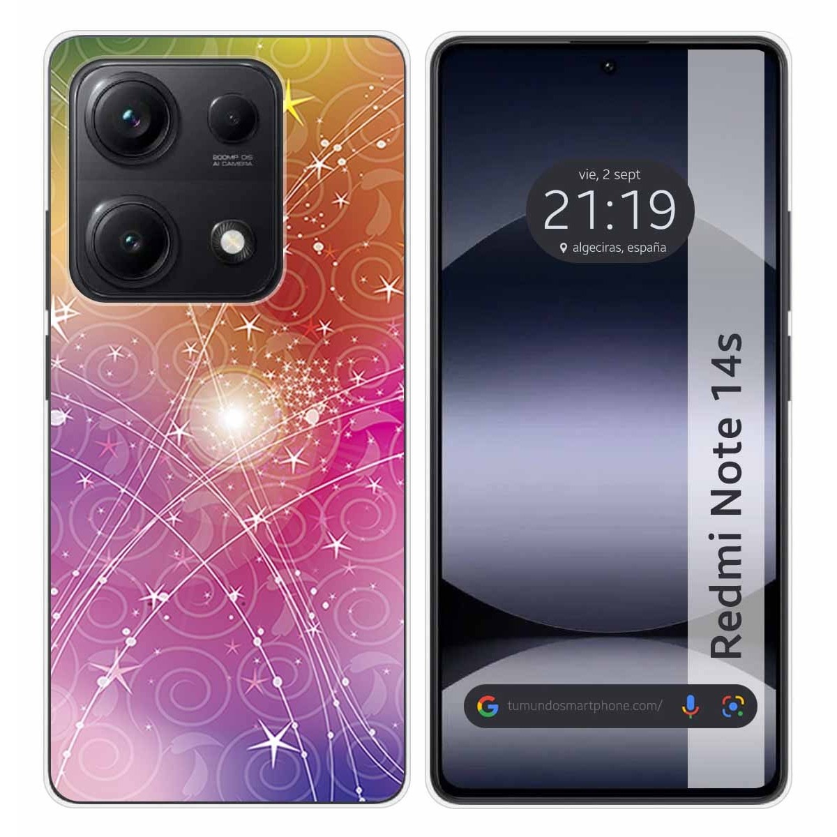 Funda Silicona para Xiaomi Redmi Note 14S diseño Abstracto Dibujos