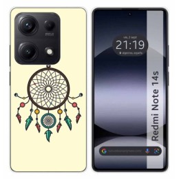 Funda Silicona para Xiaomi Redmi Note 14S diseño Atrapasueños Dibujos