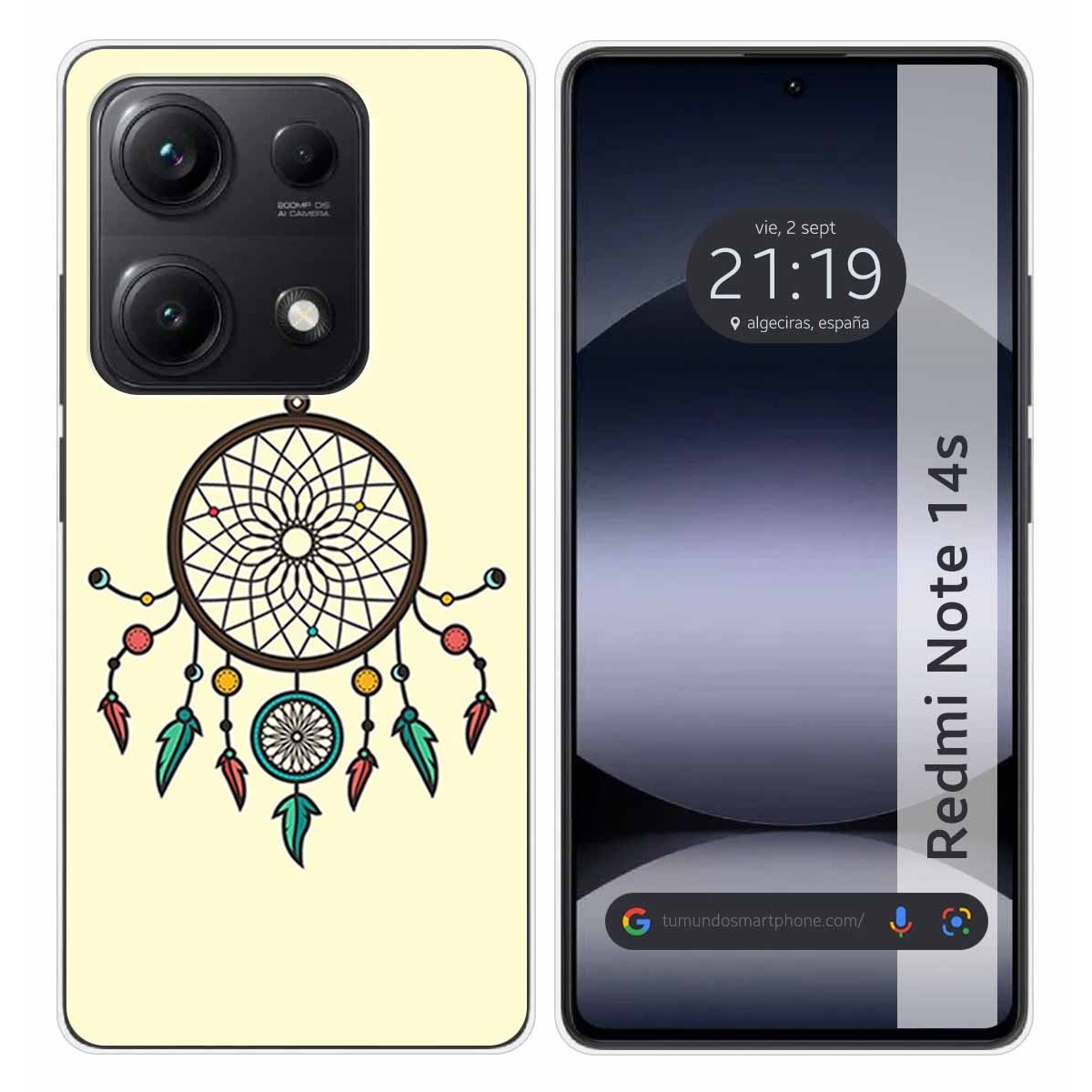 Funda Silicona para Xiaomi Redmi Note 14S diseño Atrapasueños Dibujos