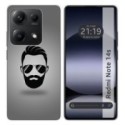 Funda Silicona para Xiaomi Redmi Note 14S diseño Barba Dibujos