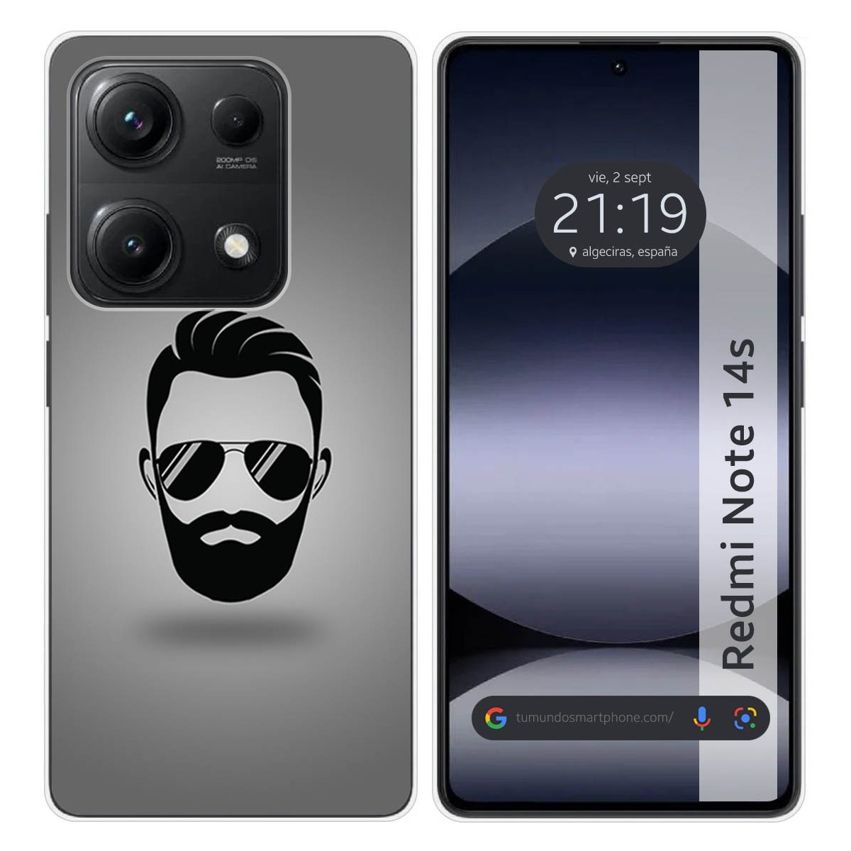 Funda Silicona para Xiaomi Redmi Note 14S diseño Barba Dibujos