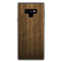 Funda Gel Tpu para Samsung Galaxy Note 9 Diseño Madera Dibujos