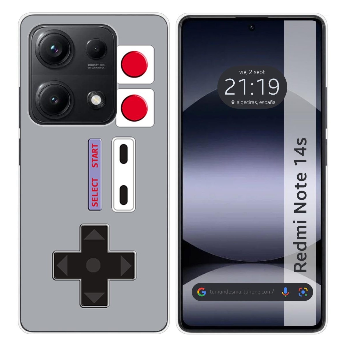 Funda Silicona para Xiaomi Redmi Note 14S diseño Consola Dibujos