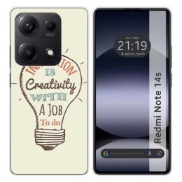 Funda Silicona para Xiaomi Redmi Note 14S diseño Creativity Dibujos