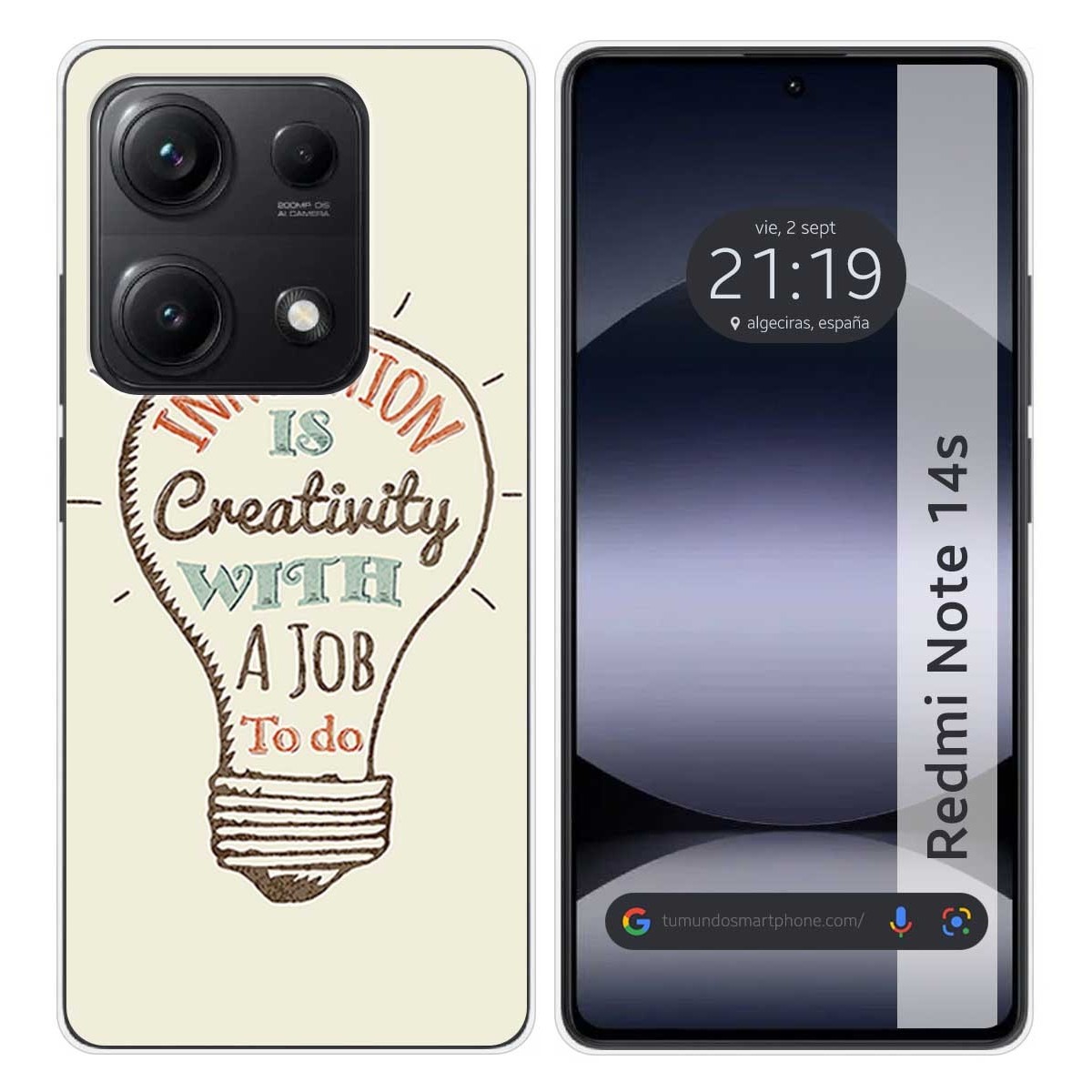 Funda Silicona para Xiaomi Redmi Note 14S diseño Creativity Dibujos