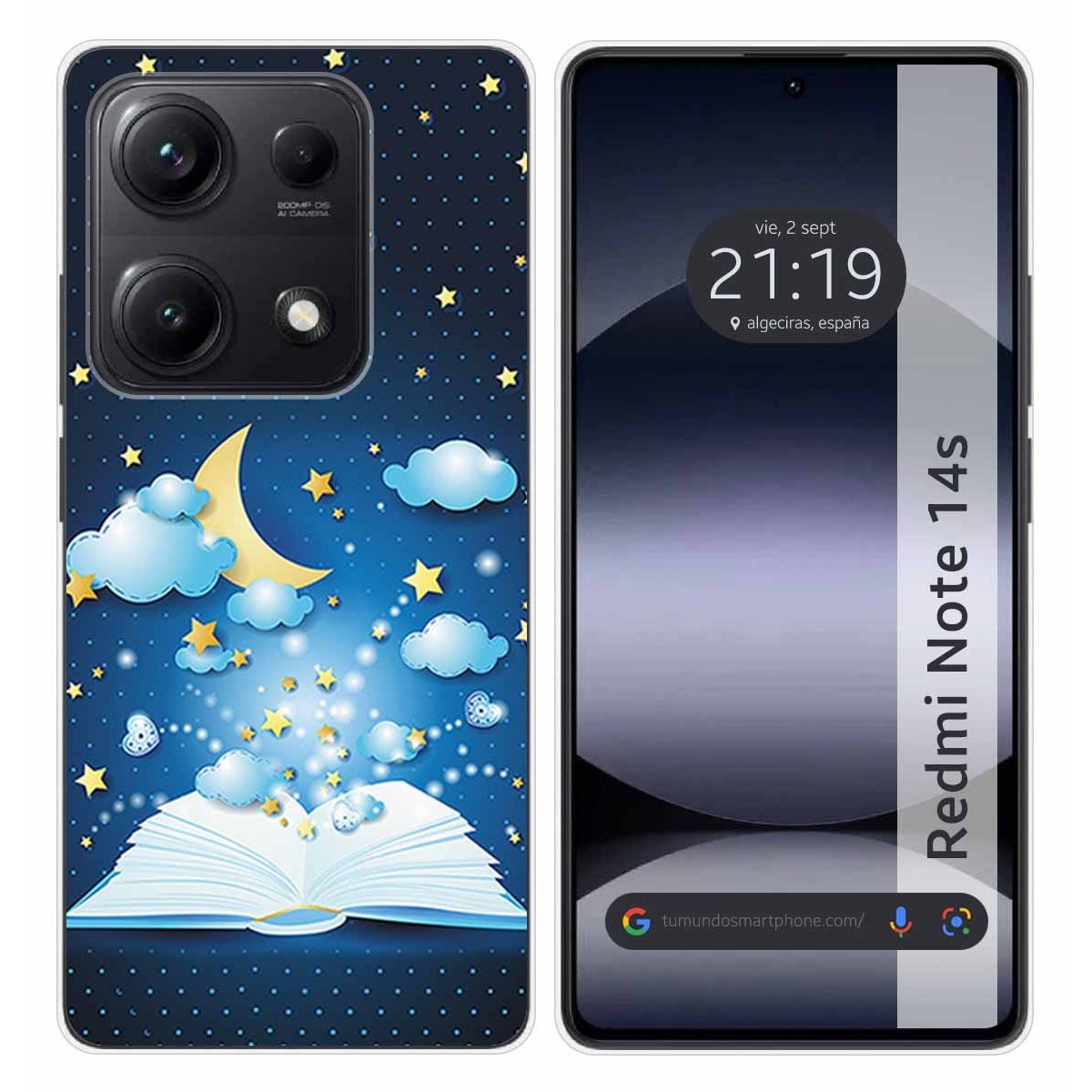 Funda Silicona para Xiaomi Redmi Note 14S diseño Libro Cuentos Dibujos