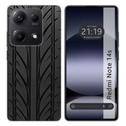 Funda Silicona para Xiaomi Redmi Note 14S diseño Neumatico Dibujos