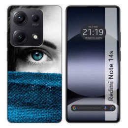 Funda Silicona para Xiaomi Redmi Note 14S diseño Ojo Dibujos