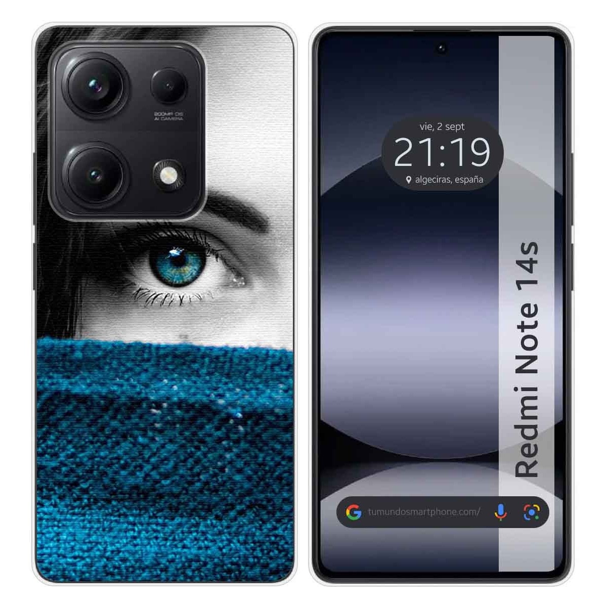 Funda Silicona para Xiaomi Redmi Note 14S diseño Ojo Dibujos