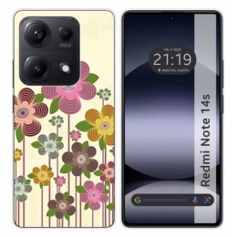 Funda Silicona para Xiaomi Redmi Note 14S diseño Primavera En Flor Dibujos