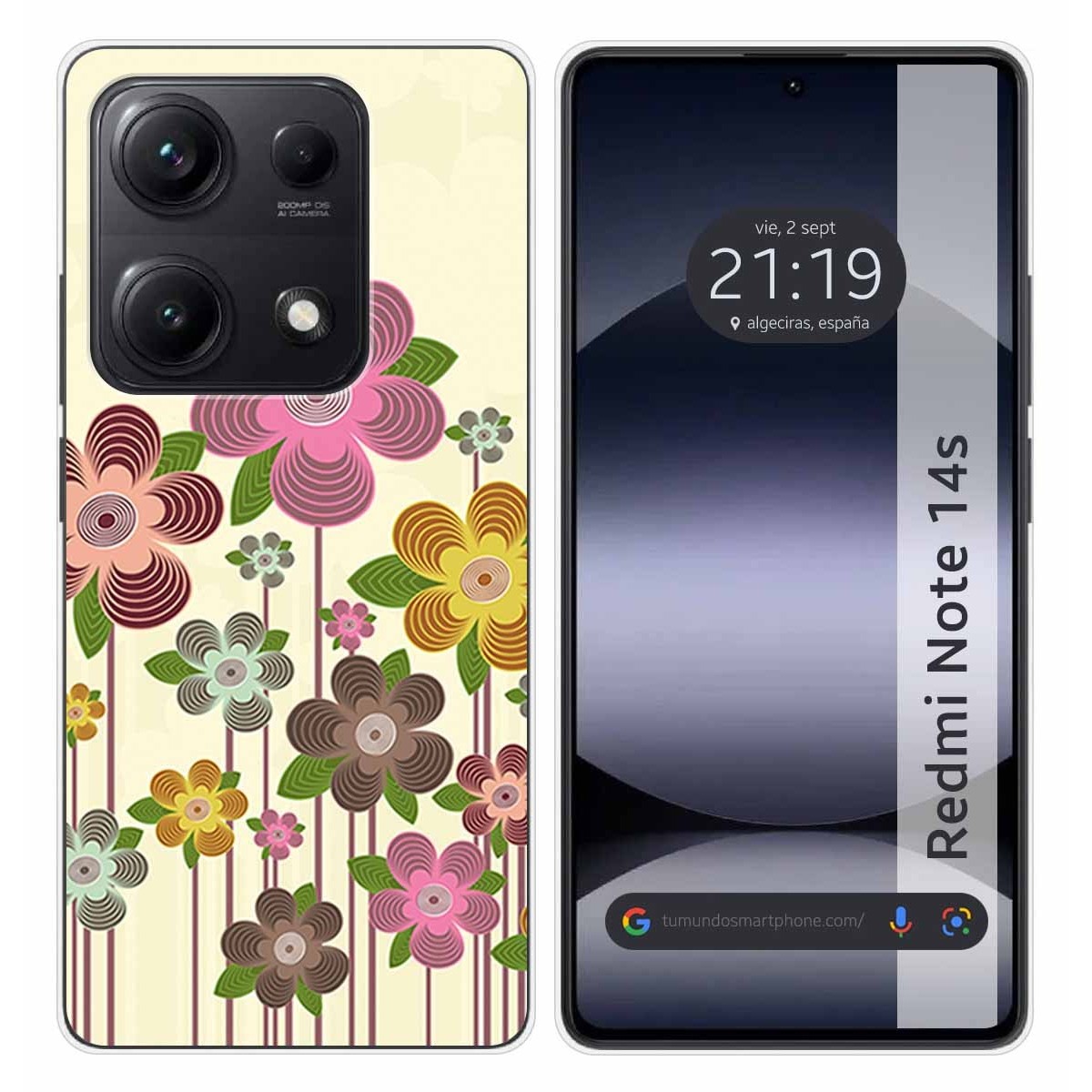 Funda Silicona para Xiaomi Redmi Note 14S diseño Primavera En Flor Dibujos