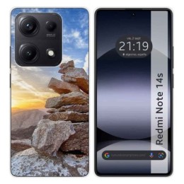 Funda Silicona para Xiaomi Redmi Note 14S diseño Sunset Dibujos