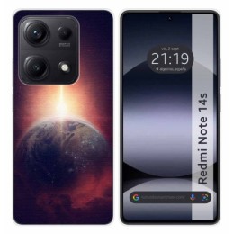 Funda Silicona para Xiaomi Redmi Note 14S diseño Tierra Dibujos