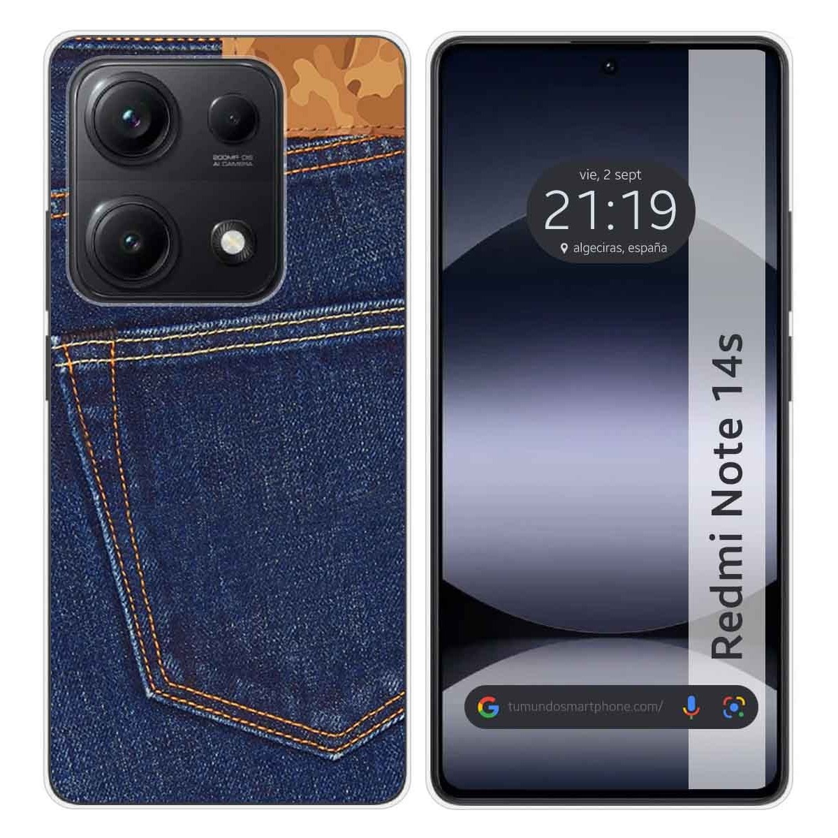 Funda Silicona para Xiaomi Redmi Note 14S diseño Vaquero Dibujos