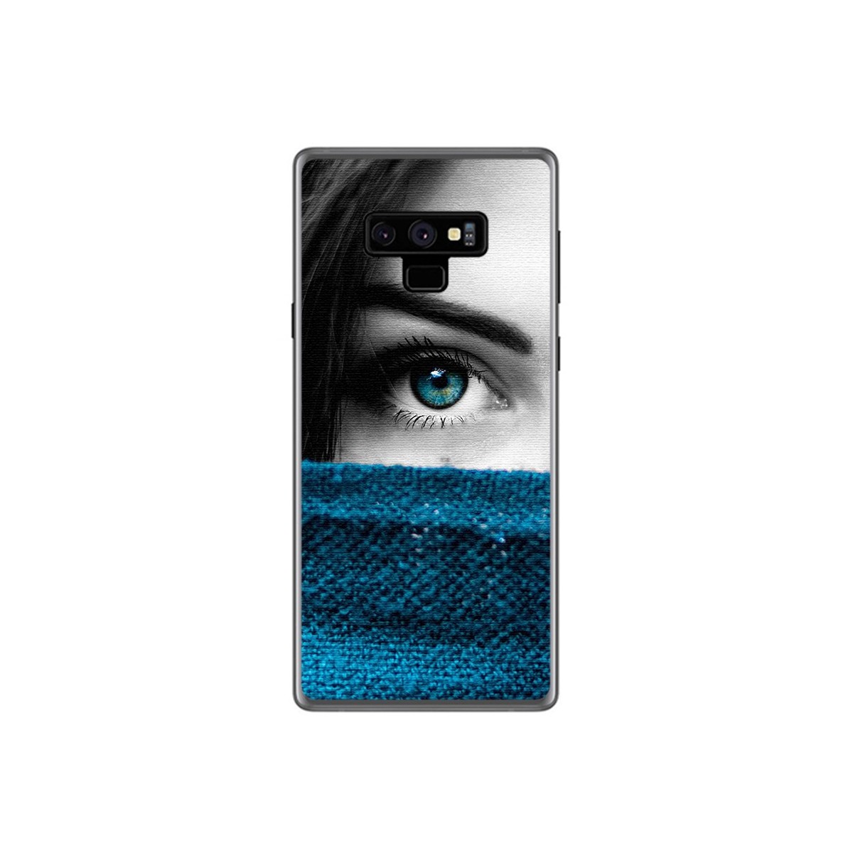 Funda Gel Tpu para Samsung Galaxy Note 9 Diseño Ojo Dibujos