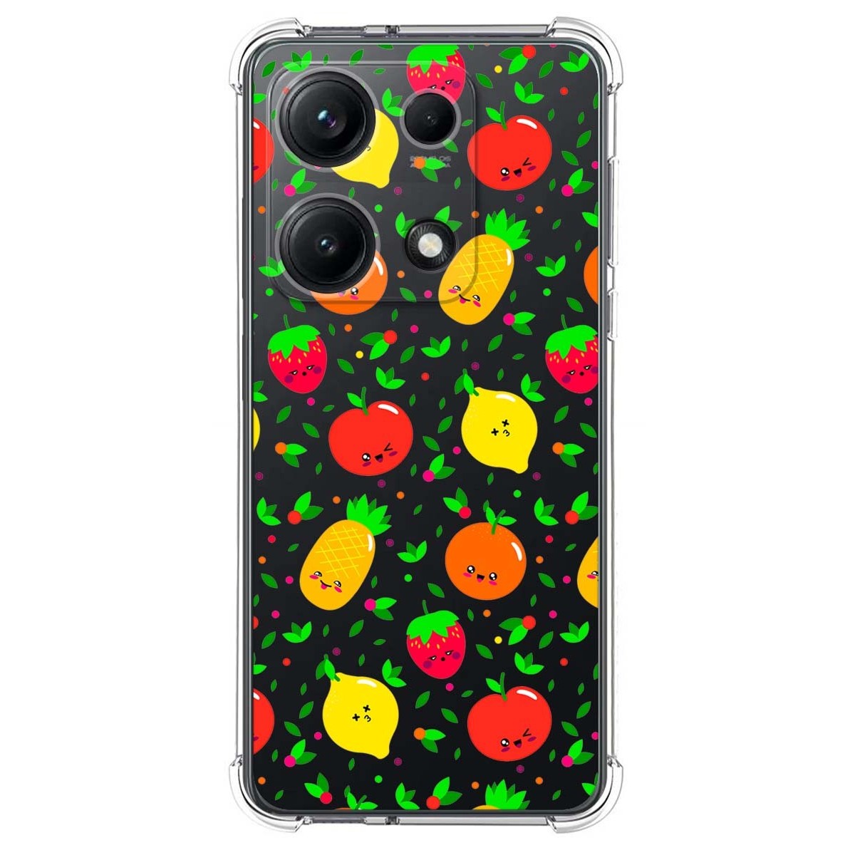 Funda Silicona Antigolpes para Xiaomi Redmi Note 14S diseño Frutas 01 Dibujos