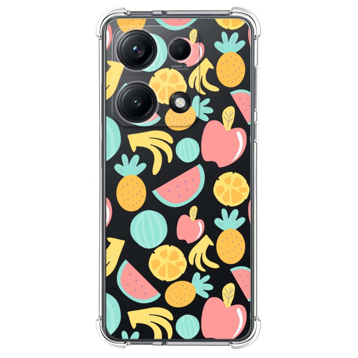 Funda Silicona Antigolpes para Xiaomi Redmi Note 14S diseño Frutas 02 Dibujos