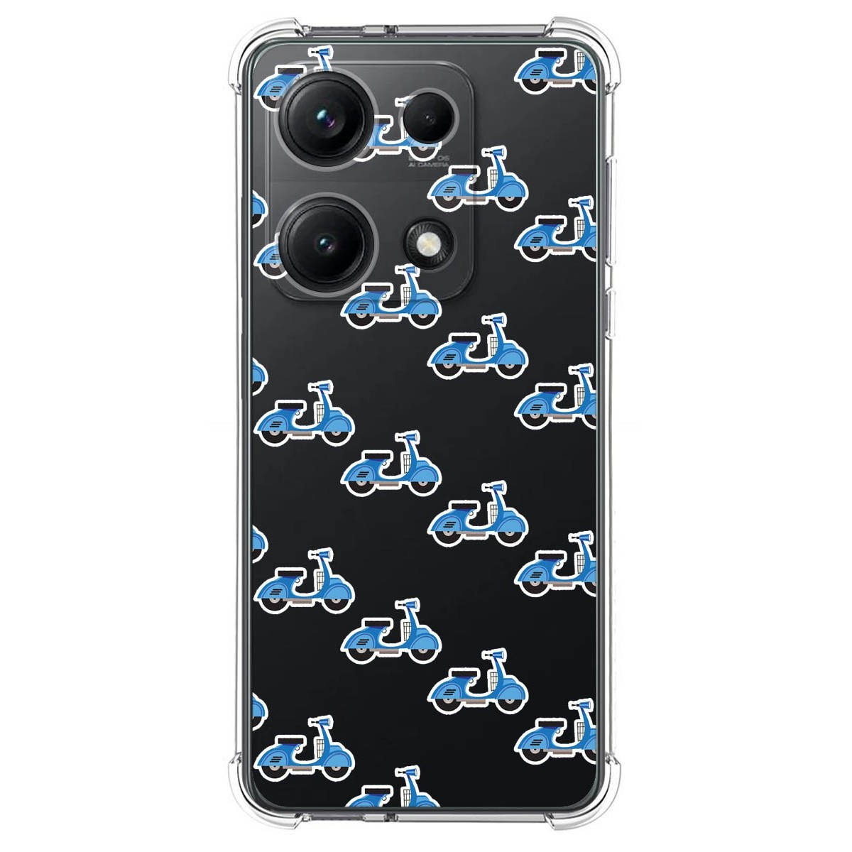 Funda Silicona Antigolpes para Xiaomi Redmi Note 14S diseño Scooter Dibujos